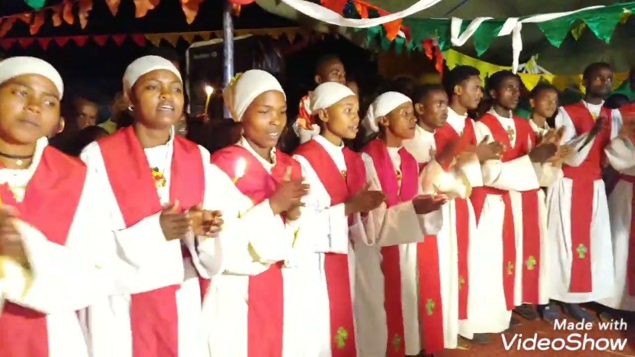 በወላይታ ሀ/ስ/በቦሎሶ ሶሬ ወ/ቤ/ክህነት በአረካ ከተማ ቅ/ዮሐንስ ቤ/ን እናቶች ሰ/ት/ቤት ከ4ኛ ዓመት ምስረታ በዓል የተወሰደ ዝማሬ