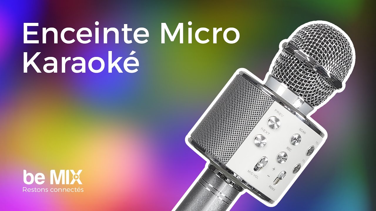Micro karaoké enceinte Bluetooth 3W
