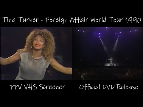 Tina Turner - ‘Foreign Affair’ World Tour 1990 - Private Dancer Clip - VHS Screener + DVD Release