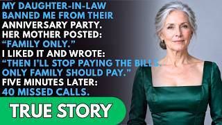 Full My Daughter-In-Law Banned Me From Their Anniversary. Hours Later, Her Mother... | Titanium Stories Guide
