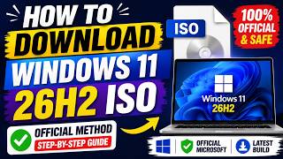Download Windows 11 26H2 ISO FREE | No Third-Party Tools