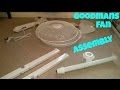 Goodmans 16 oscillating pedestal fan assembly