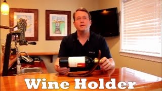 In this episode, I create a wine bottle holder that can be used for displaying bottles of wine. The holders are 2-3/8" wide and about 