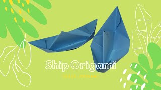 How to make Ship Origami?|| Origami Perahu