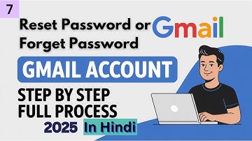 Reset Gmail Password in 2025 | Step-by-Step Guide on PC/Laptop