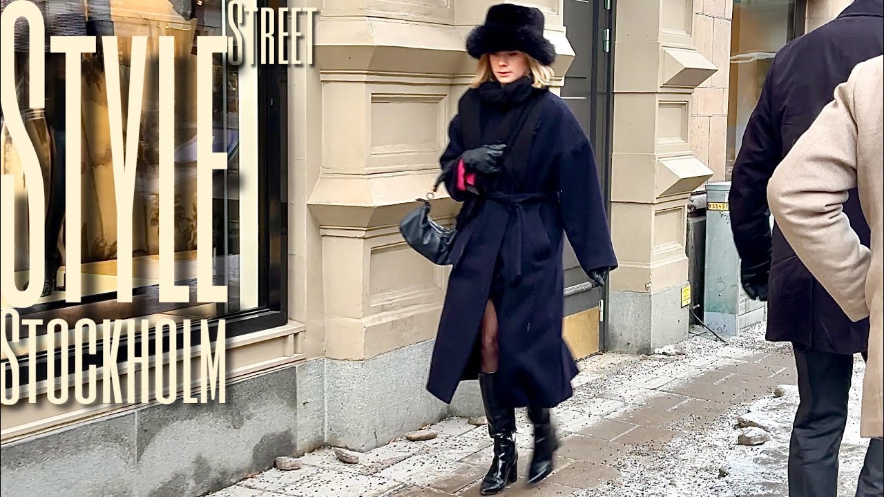 Södermalm District in Stockholm | What Are People Wearing | Swedish Winter Street Style 2024