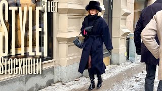 -3°C in Stockholm ❄️| December Northern European Street Style | Winter Fashion Trends 2023/2024