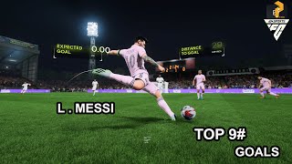 EA SPORTS FC 24 | Messi - Top 9 Goals | PS5 FHD #14