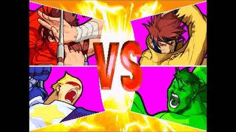 Marvel vs. Capcom (Arcade) Strider Hiryu/Captain Commando Playthrough 2/2