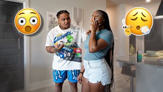 SMOKING A CIGARETTE IN THE HOUSE TO SEE HOW MY FIANCE REACTS😵‍💫  *HILARIOUS*