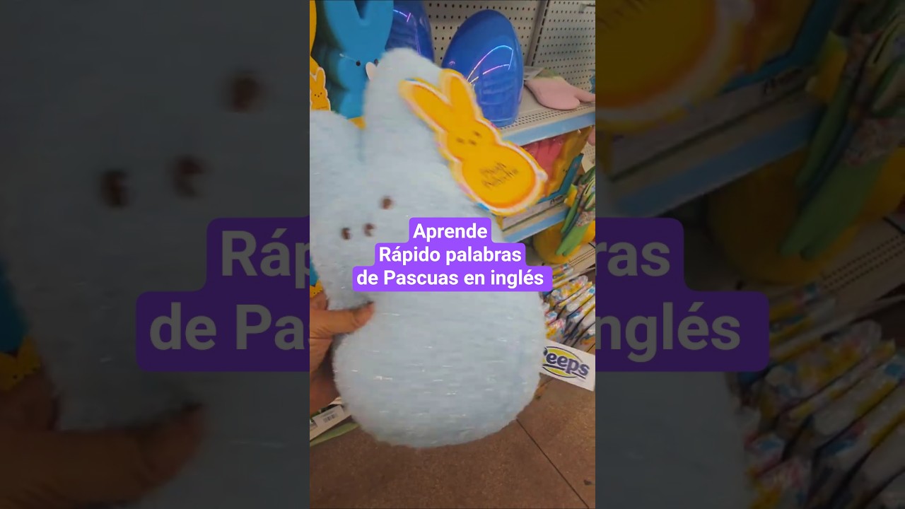 Aprende rápido palabras sencillas en inglés relacionada a las pascuas 
