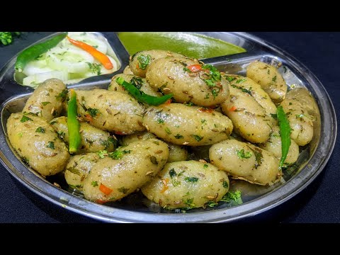 व्रत मे बनाये बहुत कम ऑयल मे सिर्फ 2 चीजों से हेल्दी और टेस्टी नाश्ता | Snacks Recipe.