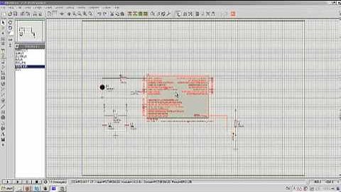 Simulation CCS compiler in Proteus. Example Blink LED