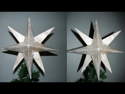 Vídeo: Como Fazer Uma Estrela Na árvore De Natal