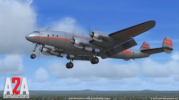 FSX A2A Constellation Landing and Unloading