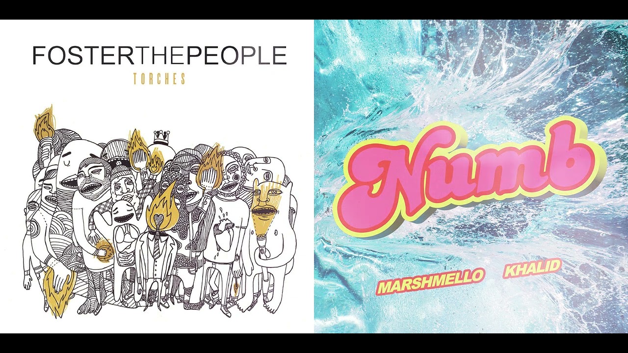 Numbed Up Kicks (mashup) - Marshmello, Khalid, Foster the People 