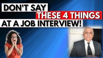 Avoid These 4 Interview Mistakes | Secrets Revealed