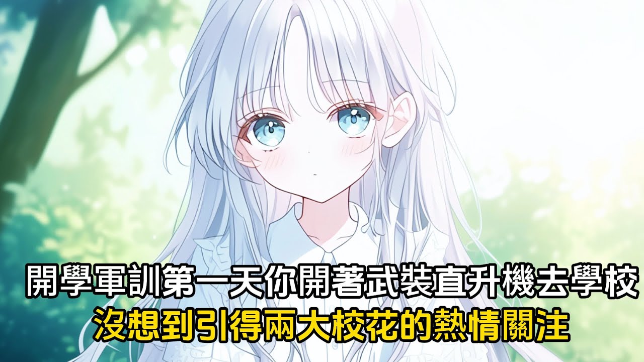 別人上學騎共享單車，你開學騎武裝直升機，直接驚得全校師生尖叫連連#戀愛 #二次元 #漫畫