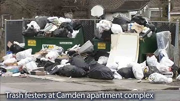 Trash festers for weeks at Camden apartment complex