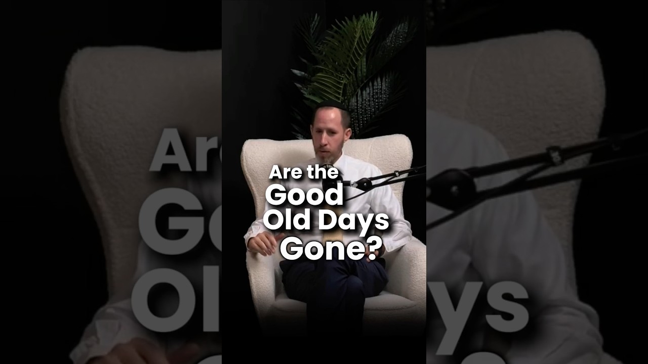Are the good old days GONE? #behindthebima #leadership #jewishlife