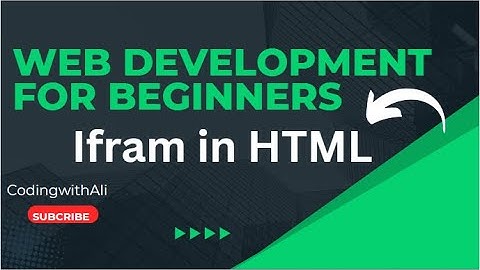 What is iframe in HTML||use of iframe tag with practical ||HTML Full Course