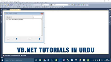 Project (VB.NET) Add Male And Female voices to your Text To Speech App In Urdu (Video 2)