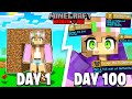 I Survived 100 DAYS Completing EVERY ADVANCEMENT in Minecraft