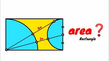 Can you find area of the Rectangle? | (Fun Geometry Problem) | #math #maths | #geometry