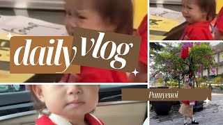 Pam lần đầu tiên đi dã ngoại. Ba mẹ hoá trang đi dã ngoại cùng Pam =)))) | Vlog Pam đi học |