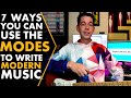 Demonstrating 7 ways that composers make music using modes songwriting  theory