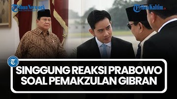Desakan Pemakzulan Gibran, Pengamat Singgung Reaksi Prabowo hingga Politik Sandera Fraksi di DPR