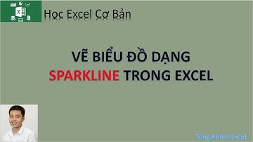 Học Excel Cơ Bản | Hướng dẫn sử dụng biểu đồ dạng Sparkline