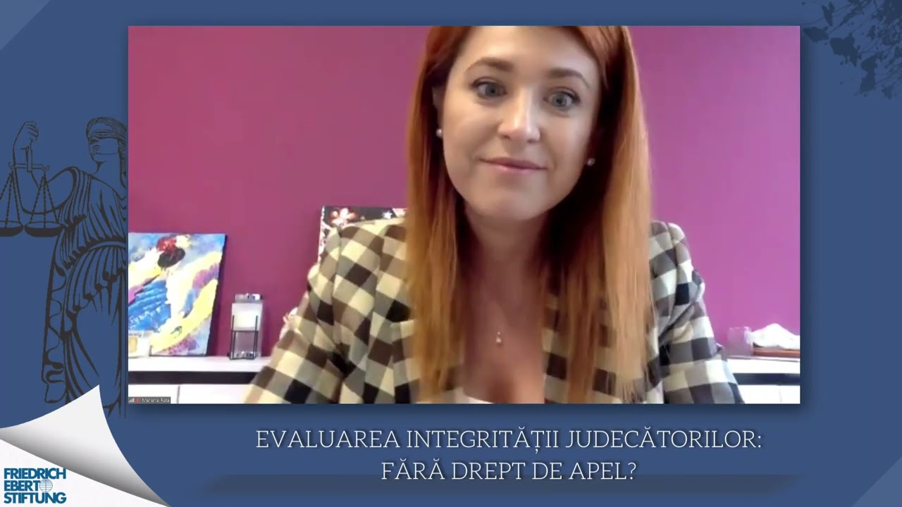 Prezentarea publică a studiului „Evaluarea integrității judecătorilor: fără drept de apel?”