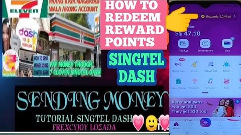 HOW TO REDEEM YOUR SINGTEL DASH REWARDS POINTS TUTORIAL 2023 #tutorial