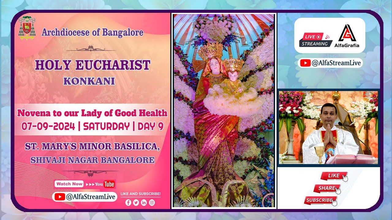 07.09.2024 | Konkani Mass by Fr.Ashwin Cordeiro SJ | St. Mary's ...