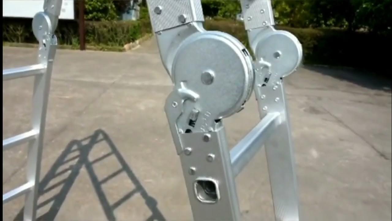 LUISLADDERS Folding Telescoping Ladder Aluminium Multi-Purpose 7 in 1