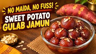 No Maida Sweet Potato Gulab Jamun 😍🍠 | Special Sweet for TVK Vijay Fans ❤️🔥 screenshot 1