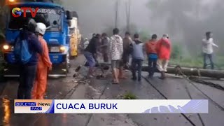 Tiang Listrik di Jalan Lintas Aceh-Medan Tumbang Diterjang Angin Kencang #BuletiniNewsPagi 10/12