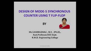 Famous DPSD | Design of MOD-5 Synchronous Counter using T-FF Net Worth