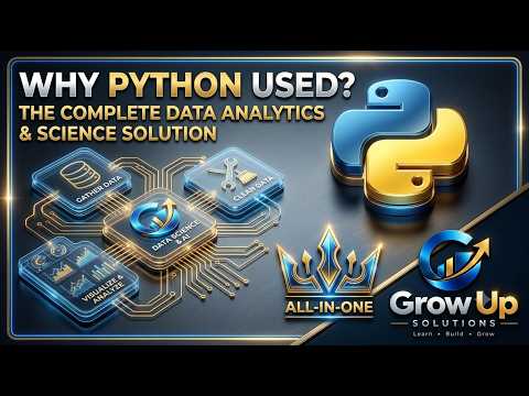 Why Use Python for Data Analytics? | Complete Python Workflow Explained 🚀