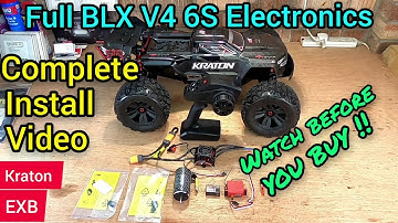 Arrma KRATON EXB How to install COMPLETE BLX 6S V4 Electronics in my NEW Exb What screws are needed?