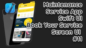 SwiftUI Maintenance Service App: Book Your Service Screen UI Design #11