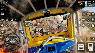 Tuk Tuk Thailand Crash Gameplay on Mod Map | BUSSID 3D screenshot 5