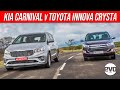 2020 Kia Carnival vs Toyota Innova Crysta Comparison Review | evo India