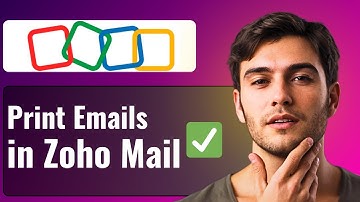 How to Print Emails in Zoho Mail | Step-by-Step Guide 2025
