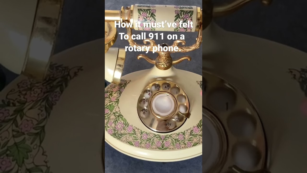 How it Must’ve Felt to Call 911 on a Rotary Phone.