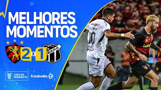 MELHORES MOMENTOS | SPORT 2x1 Ceará | Com gol no fim, Vovô é eliminado da Copa do Nordeste