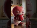 Apple Eats Apple 🍎 ASMR 사과 캐릭터의  먹방 ASMR