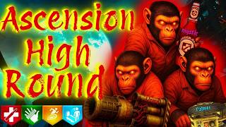 BLACK OPS 1 ZOMBIES ASCENSION ROAD TO HIGH ROUND WORLD RECORD BEST STRATEGY!