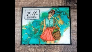 Unity Quick Tip: Alcohol Ink Background with Foil Accents